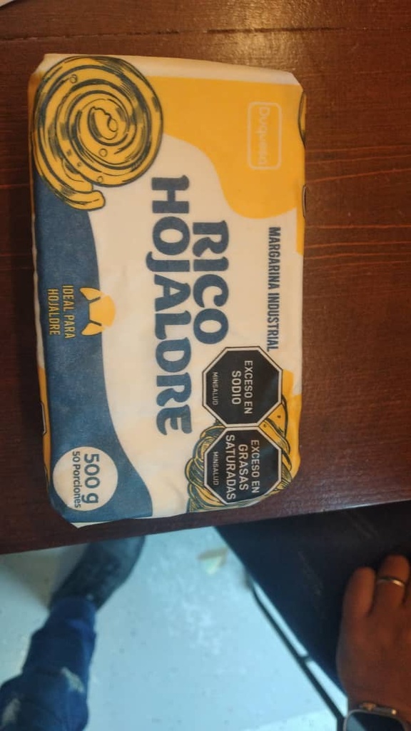 MARGARINA INDUSTRIAL 77% RICO HOJALDRE 500 gr