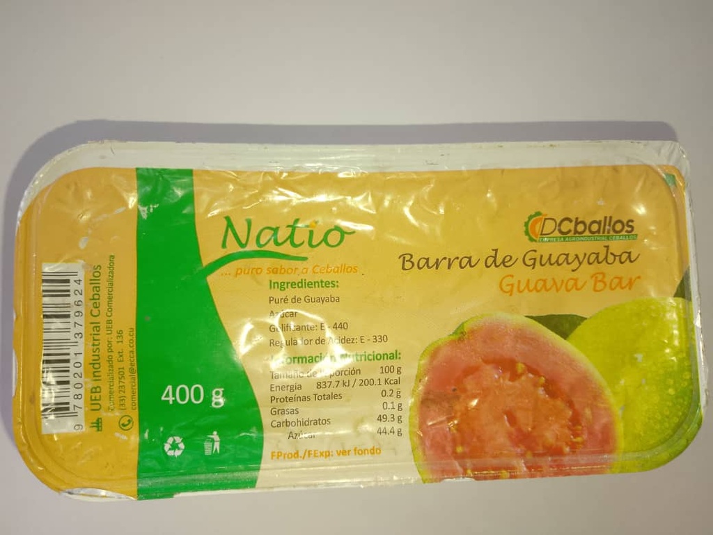 Barra de Guayaba Ceballo (400 g)