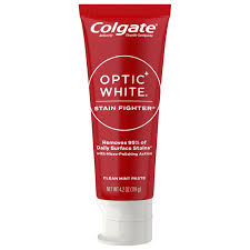 COLGATE OPTIC WHITE REMOVES 5 YEARS OF STAINS