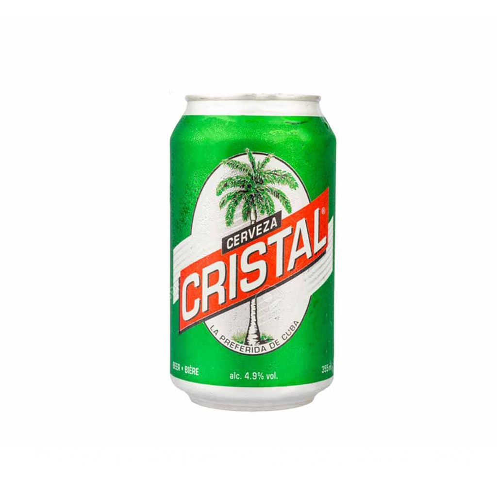 Cerveza Cristal de lata (335 ml) 