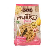 Cereal MUESLI Crujiente Frutas 500g (ITH)