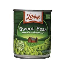 GUISANTES DULCES ENLATADOS 240g marca Libbys
