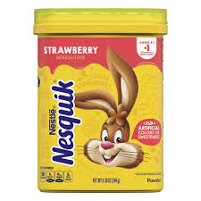 BEBIDA ACHOCOLATADA SABOR A FRESA NESQUIK 10 oz 