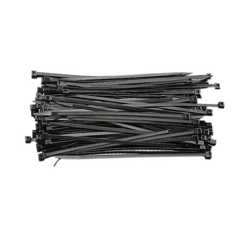 Bolsa de 100 bridas negras (200× 3.6 mm)