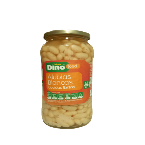 Alubias Blancas Cocidas Extra DINO (400 g)