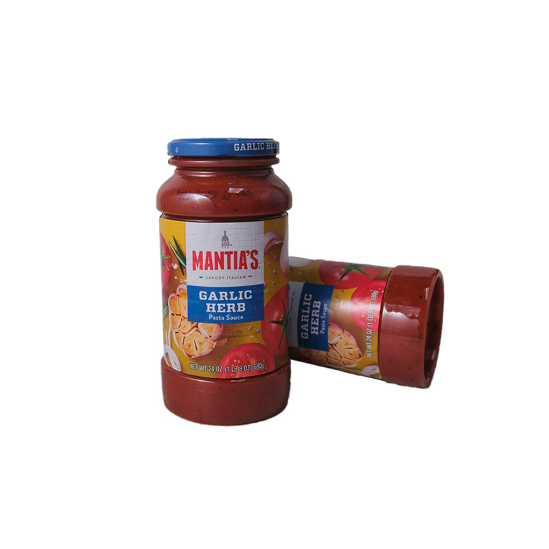 Pasta de Tomate Finas Hierbas y Ajo Manthias