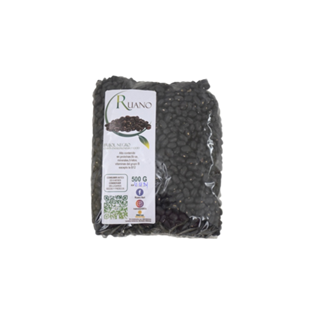 Frijol Negro Ruano 500g